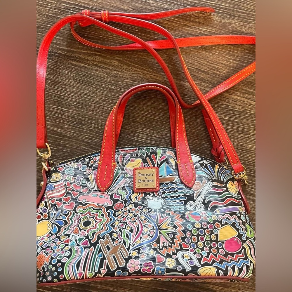 Dooney & Bourke Whimsy Ruby Bitsy Satchel